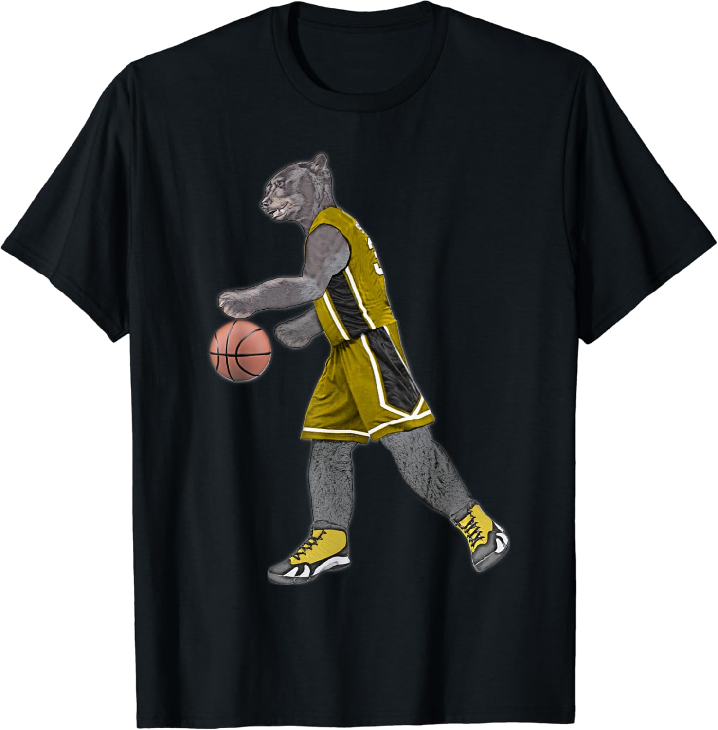 Bear Basketball Player T Shirt by Behrbones Clothing